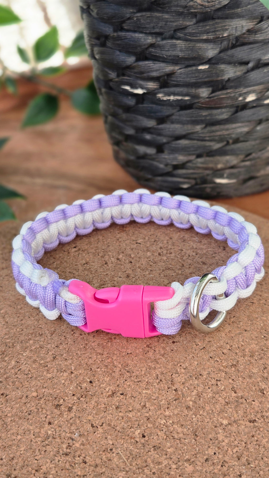 Collier en Paracorde Pastel 28cm