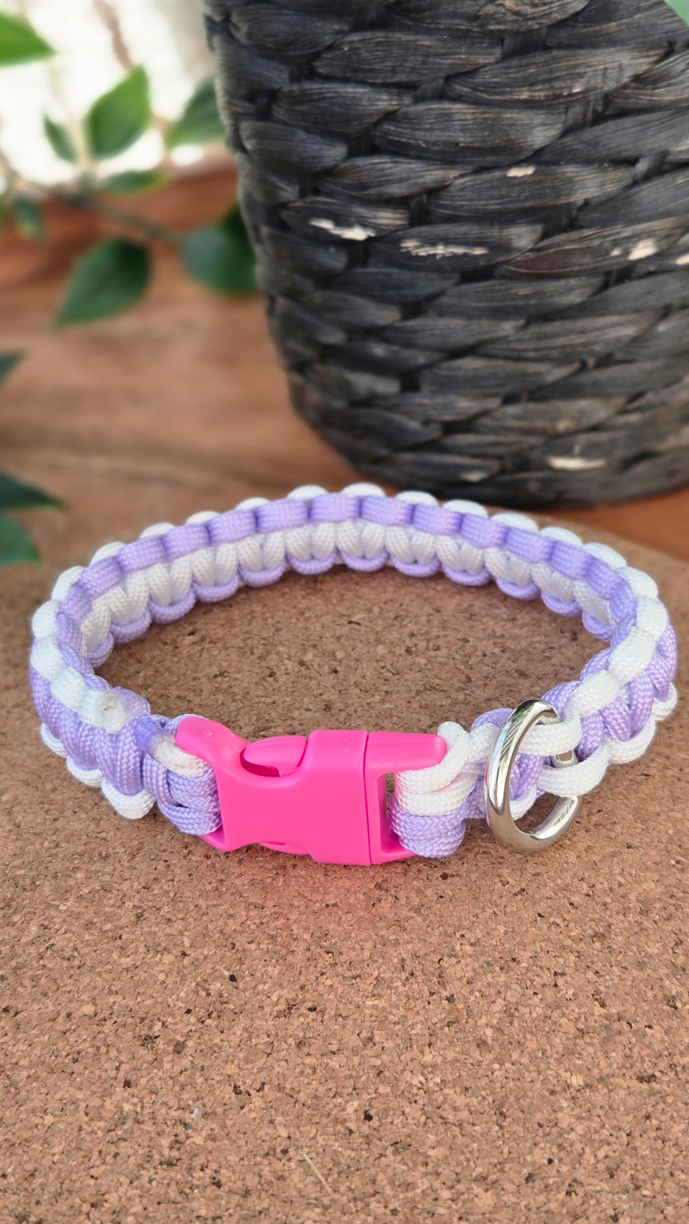 Collier en Paracorde Pastel 28cm