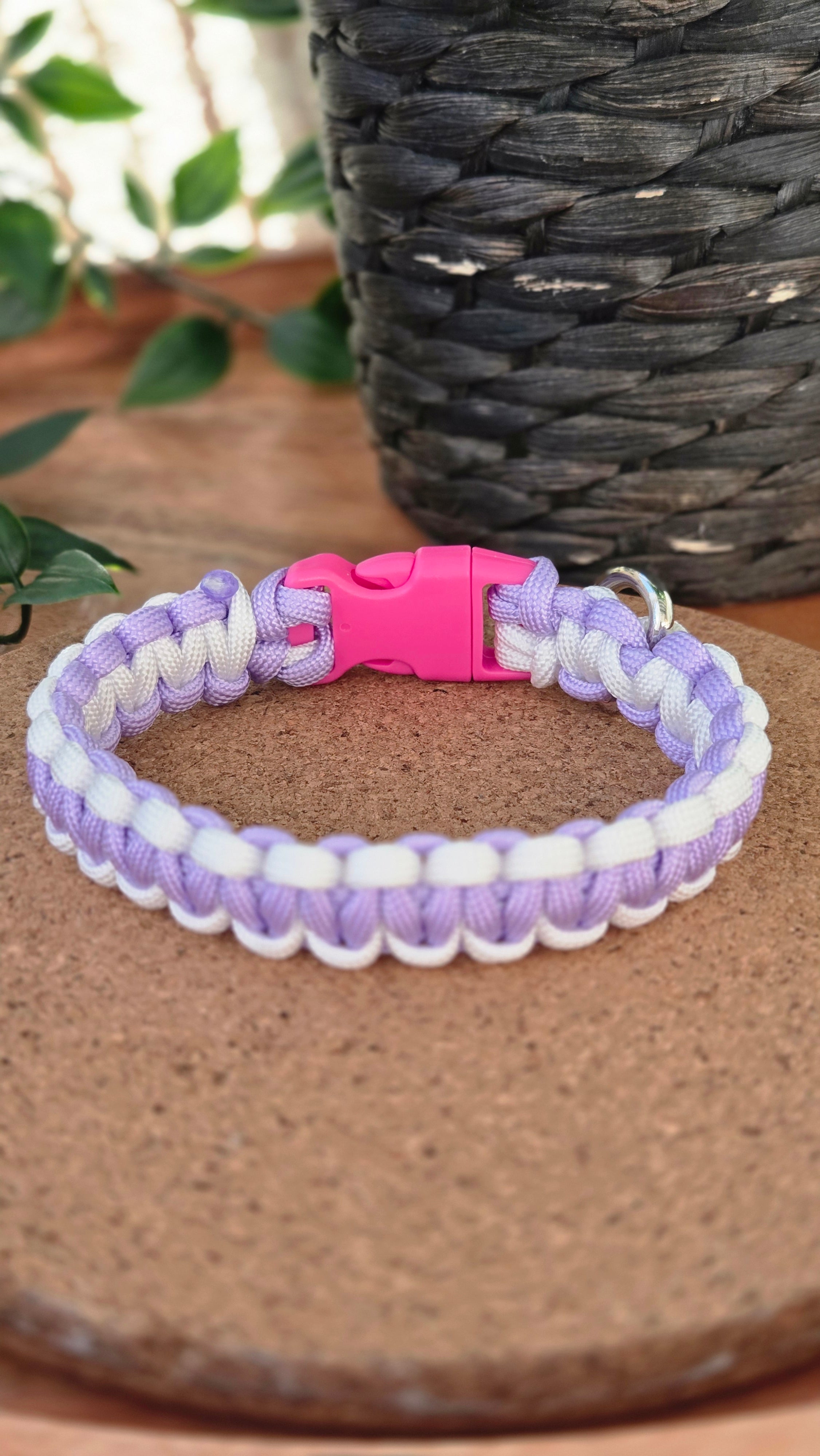 Collier en Paracorde Pastel 28cm